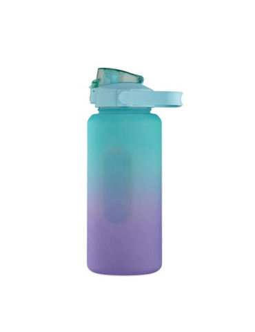ACTIVATE MAX Bouteille d'eau RPET 2L Couleurs : turquoise marquage couleur éclatante