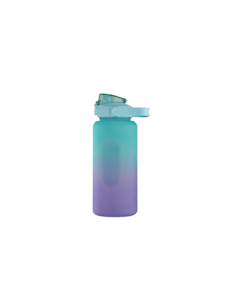 ACTIVATE MAX Bouteille d'eau RPET 2L Couleurs : turquoise marquage couleur éclatante