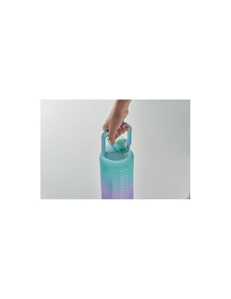 ACTIVATE MAX Bouteille d'eau RPET 2L Couleurs : turquoise impression logo haute qualité