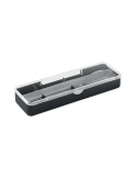 MESTECK Couverts en acier inoxydable Couleurs : noir personnalisable avec votre logo