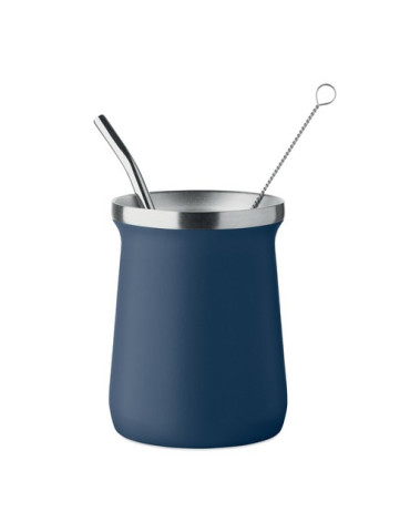 MIYERBA Tasse à thé Yerba maté Couleurs : bleu marine