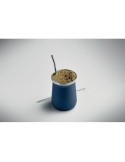 MIYERBA Tasse à thé Yerba maté Couleurs : bleu marine objet publicitaire robuste