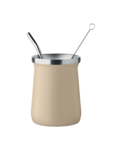 MIYERBA Tasse à thé Yerba maté Couleurs : beige goodies publicitaire événementiel
