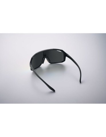 FLASH Lunettes de sport UV400 Couleurs : noir impression logo haute qualité