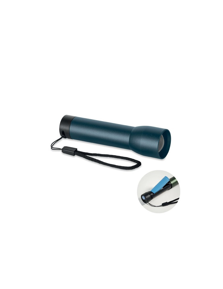 LUMEZO Lampe rechargeable en alu. Couleurs : bleu marine