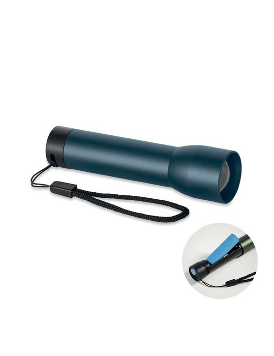 LUMEZO Lampe rechargeable en alu. Couleurs : bleu marine