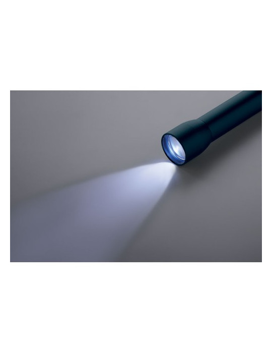 LUMEZO Lampe rechargeable en alu. Couleurs : bleu marine objet promotionnel éco-responsable