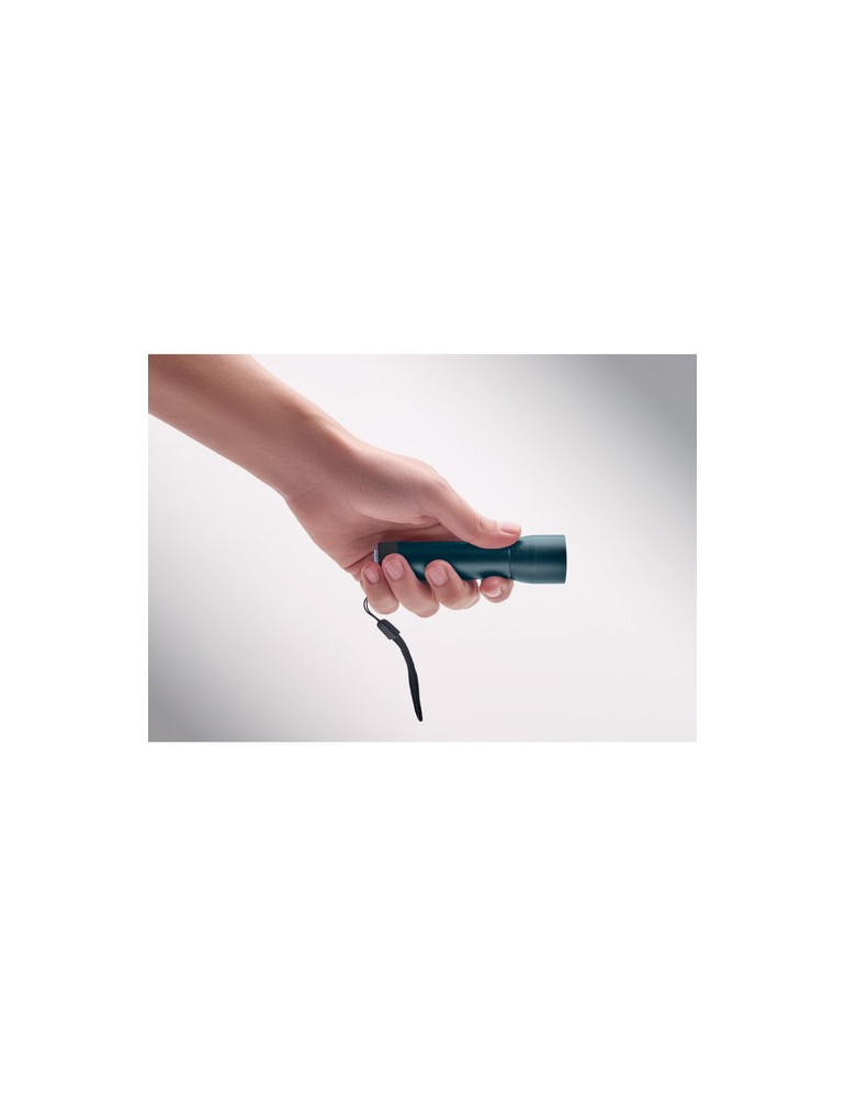 LUMEZO Lampe rechargeable en alu. Couleurs : bleu marine personnalisation sur mesure