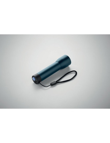 LUMEZO Lampe rechargeable en alu. Couleurs : bleu marine personnalisable avec votre logo