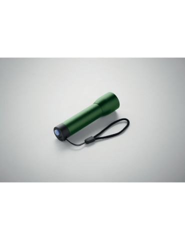 LUMEZO Lampe rechargeable en alu. Couleurs : vert foncé goodies publicitaire durable