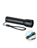 LUMEZO Lampe rechargeable en alu. Couleurs : noir cadeau entreprise pas cher