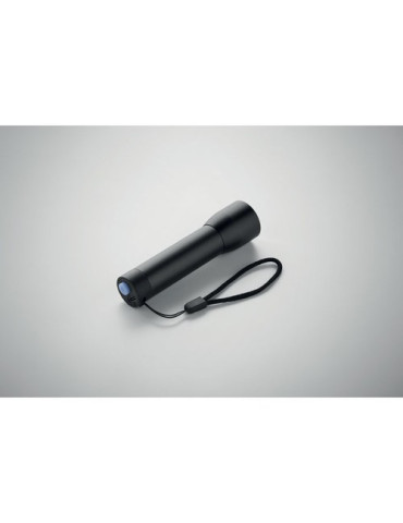 LUMEZO Lampe rechargeable en alu. Couleurs : noir objet promo petit budget