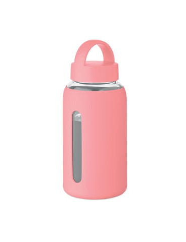 BORIS Bouteille verre borosilicate Couleurs : rose bébé