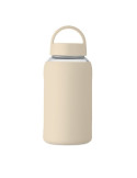 BORIS Bouteille verre borosilicate Couleurs : beige cadeau client original