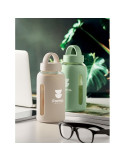 BORIS Bouteille verre borosilicate Couleurs : beige marquage laser ultra précis