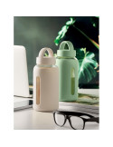 BORIS Bouteille verre borosilicate Couleurs : beige impression logo haute qualité