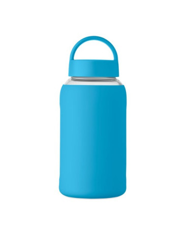 BORIS Bouteille verre borosilicate Couleurs : turquoise personnalisation rapide en France