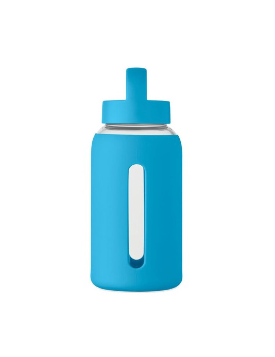 BORIS Bouteille verre borosilicate Couleurs : turquoise goodies publicitaire durable