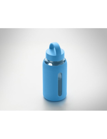 BORIS Bouteille verre borosilicate Couleurs : turquoise cadeau affaires élégant