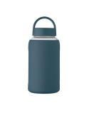 BORIS Bouteille verre borosilicate Couleurs : bleu marine cadeau collaborateur premium
