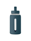 BORIS Bouteille verre borosilicate Couleurs : bleu marine cadeau affaires élégant