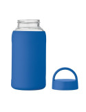 BORIS Bouteille verre borosilicate Couleurs : bleu royal objet promotionnel éco-responsable
