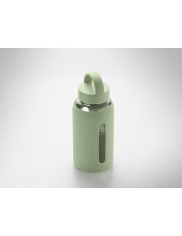 BORIS Bouteille verre borosilicate Couleurs : vert menthe personnalisation sur mesure