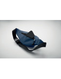HIPLA Sac banane en 600D RPET Couleurs : bleu objet publicitaire robuste
