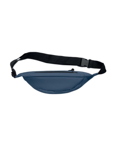 HIPLA Sac banane en 600D RPET Couleurs : bleu cadeau affaires élégant