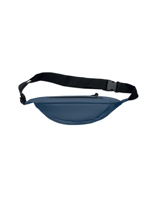 HIPLA Sac banane en 600D RPET Couleurs : bleu cadeau affaires élégant