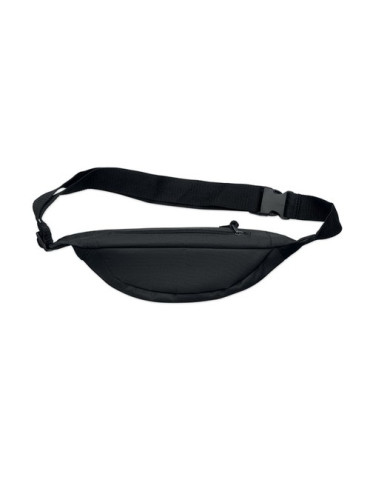 HIPLA Sac banane en 600D RPET Couleurs : noir goodies personnalisé en stock