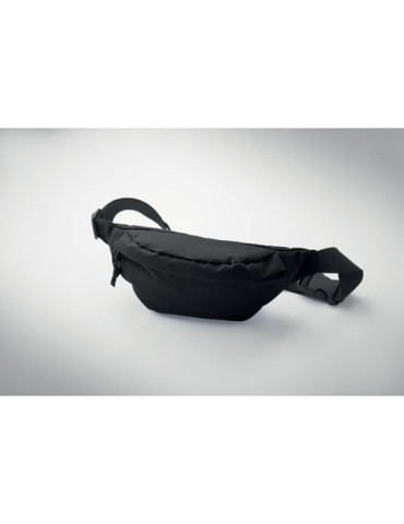 HIPLA Sac banane en 600D RPET Couleurs : noir goodies publicitaire durable