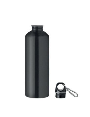RE-ONE MOSS Bouteille à simple paroi 1L Couleurs : noir cadeau entreprise pas cher