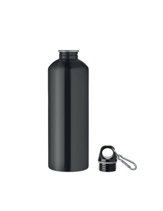 RE-ONE MOSS Bouteille à simple paroi 1L Couleurs : noir cadeau entreprise pas cher