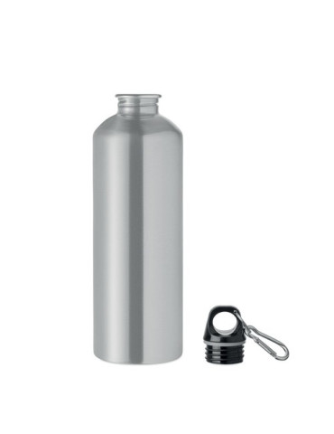 RE-ONE MOSS Bouteille à simple paroi 1L Couleurs : argenté mat goodies publicitaire durable