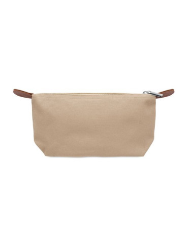 VANITY Trousse en 600D RPET Couleurs : kaki objet promotionnel éco-responsable