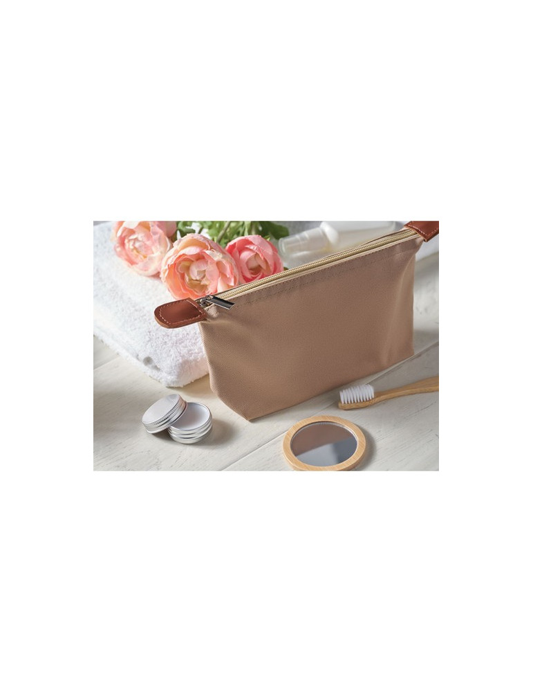 VANITY Trousse en 600D RPET Couleurs : kaki personnalisation rapide en France