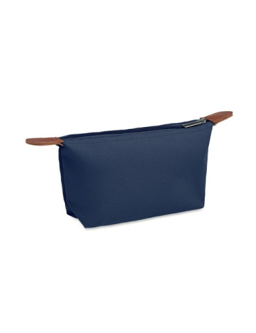 VANITY Trousse en 600D RPET Couleurs : bleu cadeau entreprise pas cher