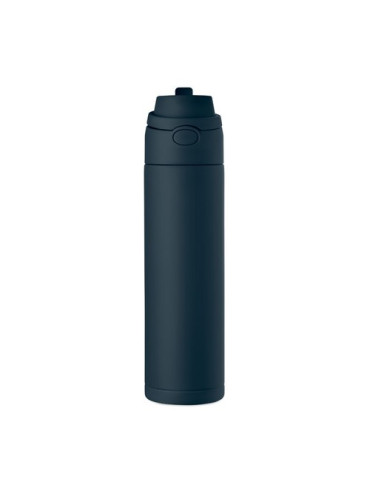 TOIEN ONE Bouteille simple paroi 650 ml Couleurs : bleu marine personnalisable avec votre logo