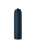 TOIEN ONE Bouteille simple paroi 650 ml Couleurs : bleu marine personnalisable avec votre logo