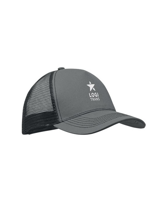 BLIST Casquette trucker à 5 panneaux Couleurs : pierre personnalisation sur mesure