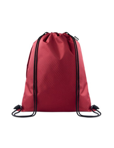 DAYKIT Sac à cordon en 420D RPET Couleurs : bordeaux