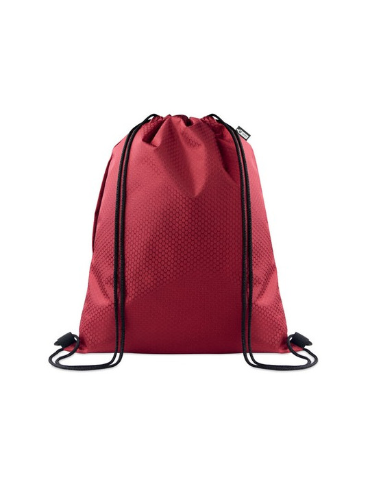DAYKIT Sac à cordon en 420D RPET Couleurs : bordeaux