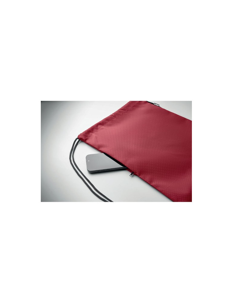 DAYKIT Sac à cordon en 420D RPET Couleurs : bordeaux objet promo petit budget