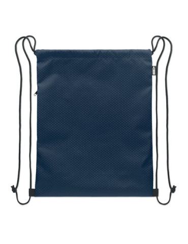 DAYKIT Sac à cordon en 420D RPET Couleurs : bleu cadeau collaborateur premium