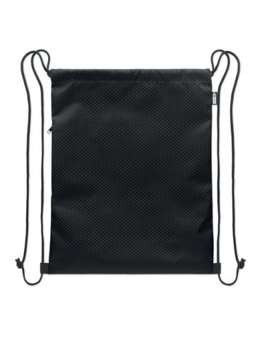 DAYKIT Sac à cordon en 420D RPET Couleurs : noir personnalisation rapide en France