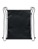 DAYKIT Sac à cordon en 420D RPET Couleurs : noir personnalisation rapide en France