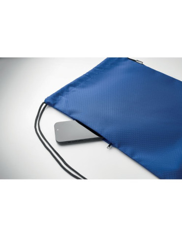 DAYKIT Sac à cordon en 420D RPET Couleurs : bleu royal cadeau affaires élégant