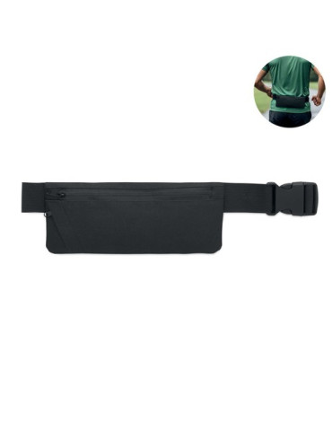 MODERATE Sac banane 600D RPET Couleurs : noir 2