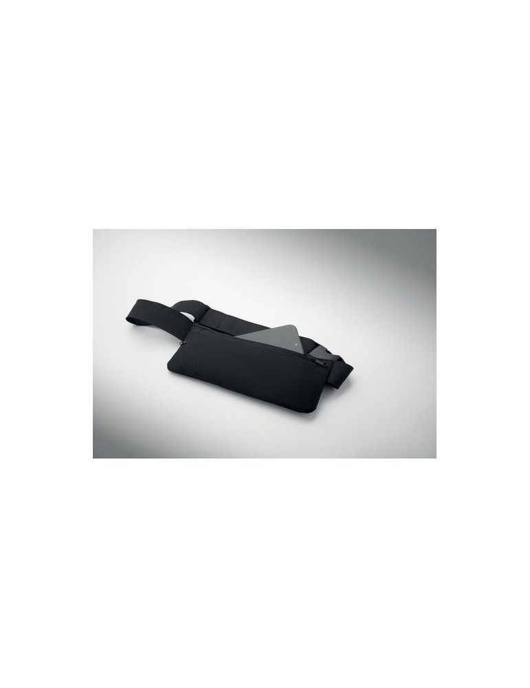 MODERATE Sac banane 600D RPET Couleurs : noir impression haute définition